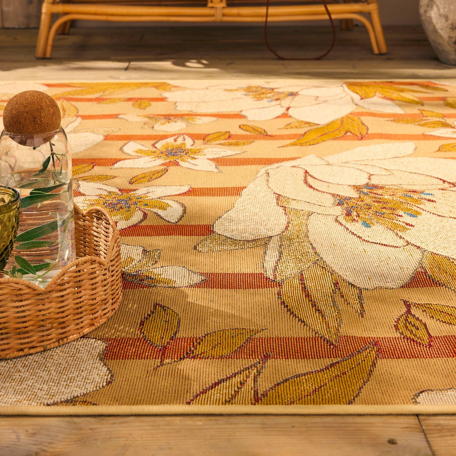 Lido - Tapis D'Extérieur - Polypropylène/Polyester - Multicolore