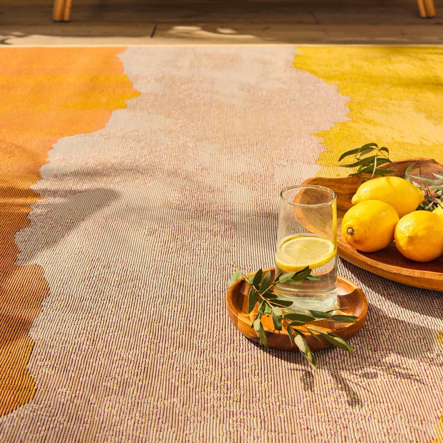 Lido - Tapis D'Extérieur - Polypropylène/Polyester - Multicolore