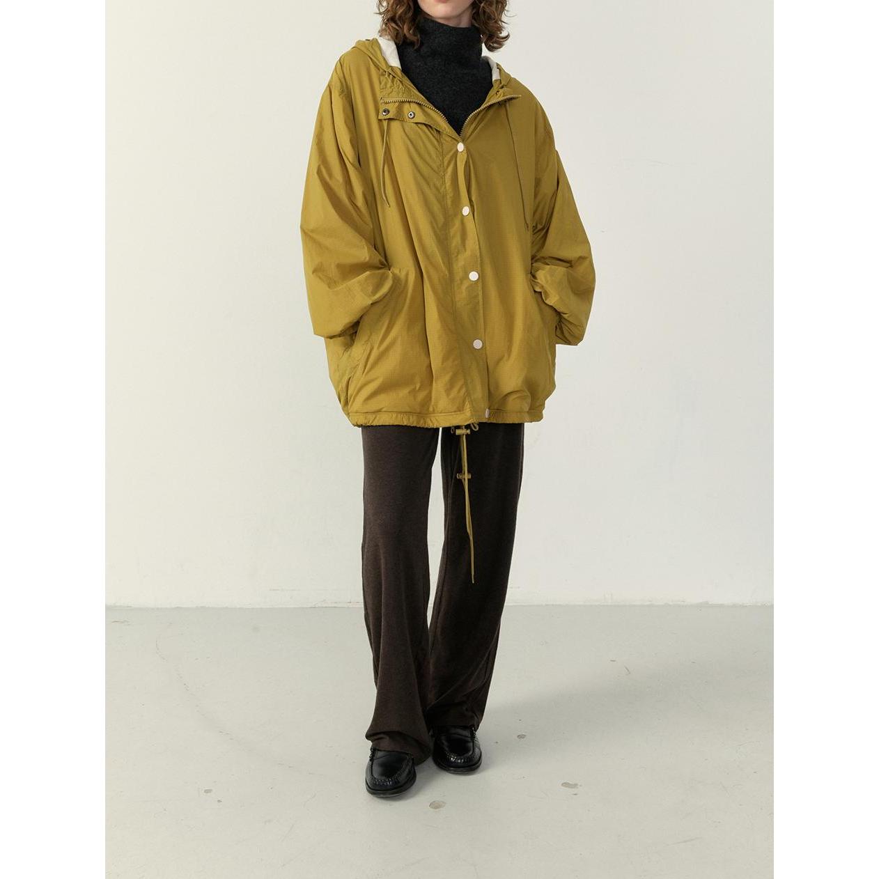 Oversized Zip-Up Jacket - Antelope - Women