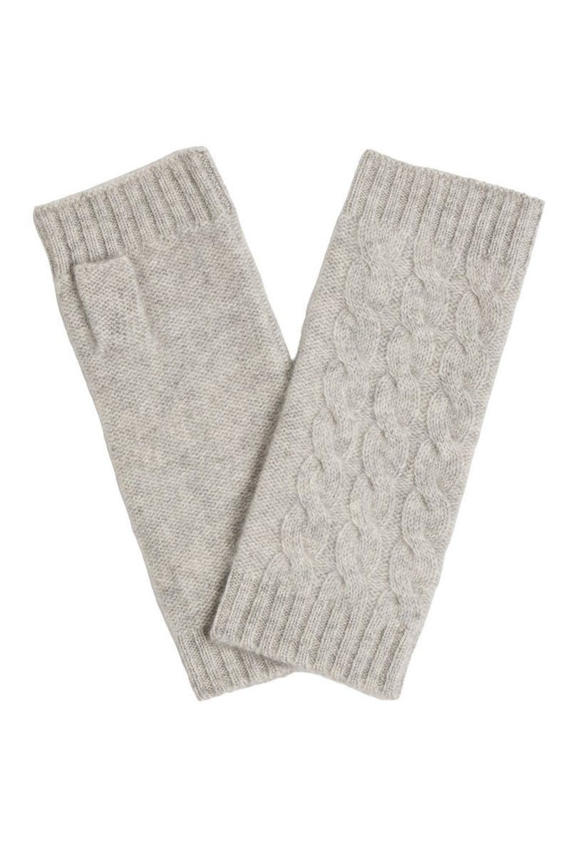 Lili Mitts - Grey - 100% Oeko-Tex Cashmere - Mixed