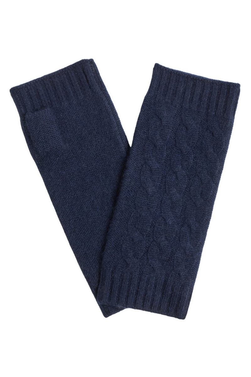 Lili Mittens - Navy Blue - 100% Oeko-Tex Cashmere - Mixed