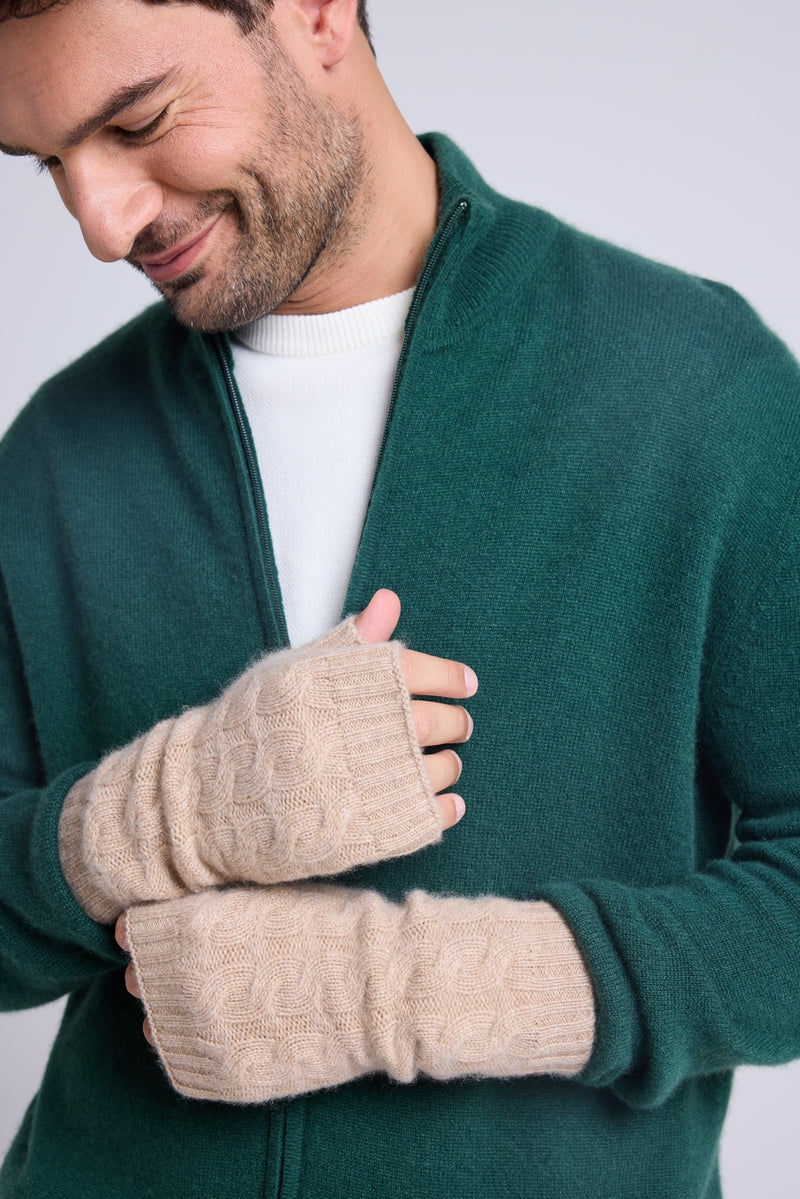 Mitaines Unisexe Lili - Beige Crème