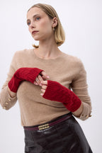 Mitaines Unisexe Lili - Rouge Bordeaux - Mixte