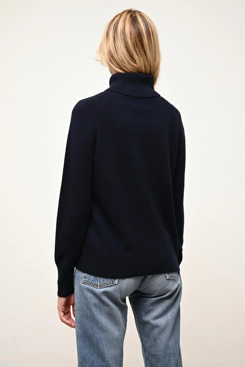 Pull Col Roulé - Lilly - Navy