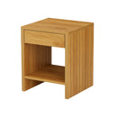 Table De Chevet - Lima - Effet Chêne - 1 Tiroir