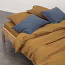 2 Taies D'Oreiller En Lin Lavé 190G/M² - Moka