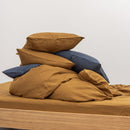 2 Taies D'Oreiller En Lin Lavé 190G/M² - Moka