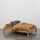 Housse De Couette En Lin Lavé 190G/M² - Moka