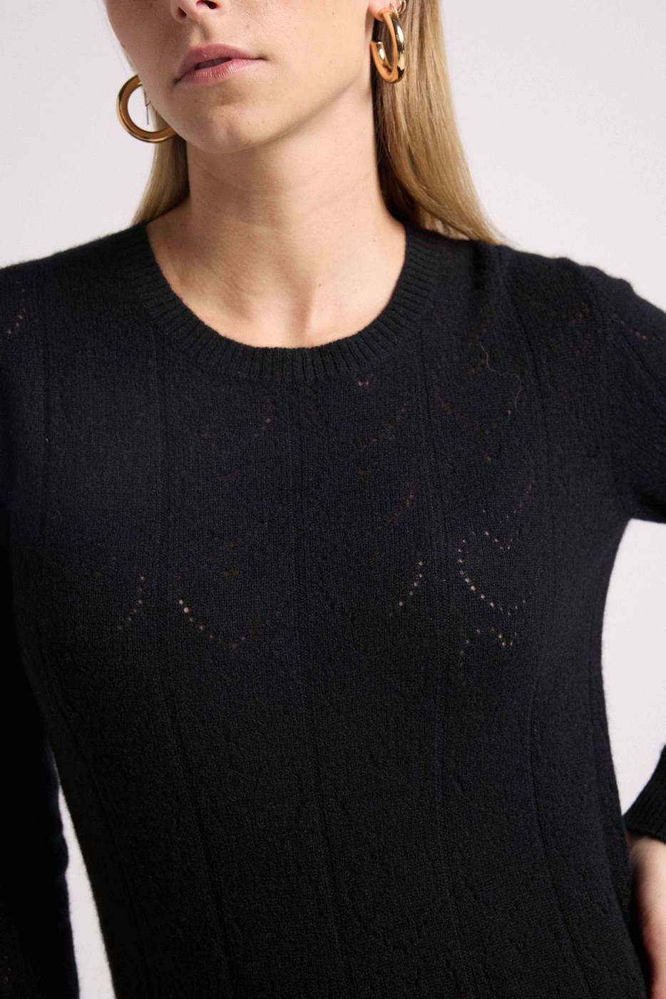 Maglione Girocollo Linda - Nero