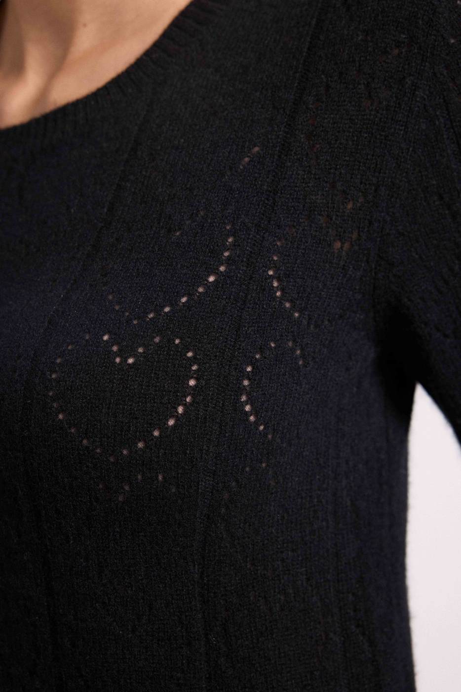 Maglione Girocollo Linda - Nero