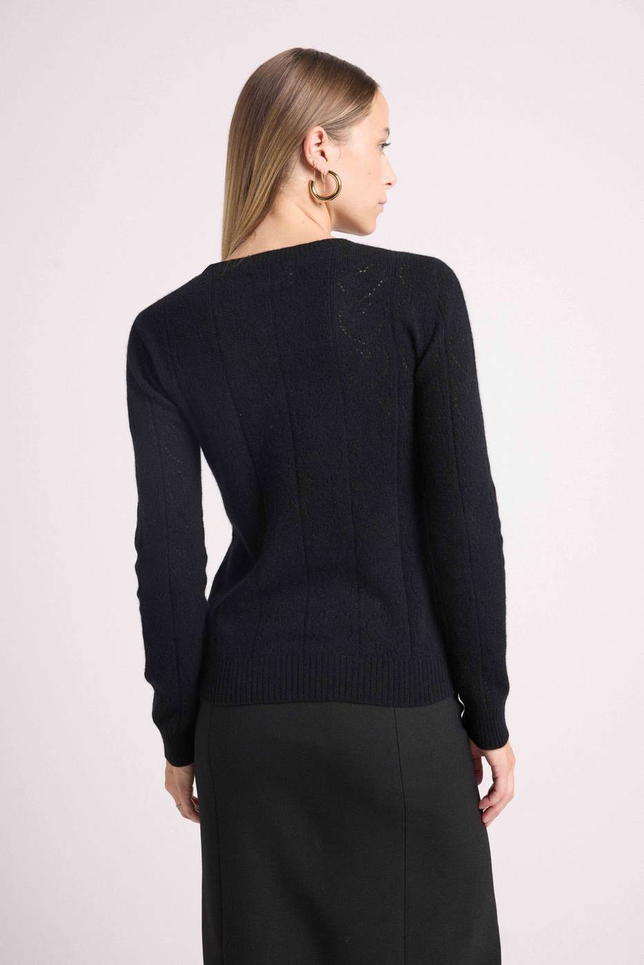 Maglione Girocollo Linda - Nero
