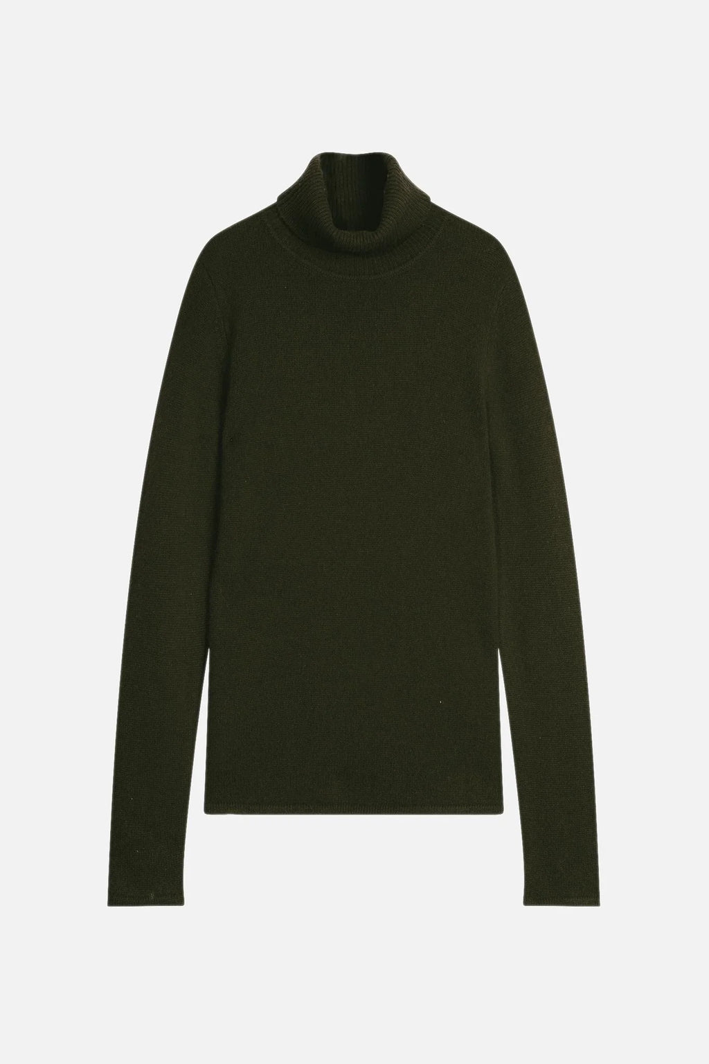4-Ply Roll-Neck Jumper - Linda - Khaki