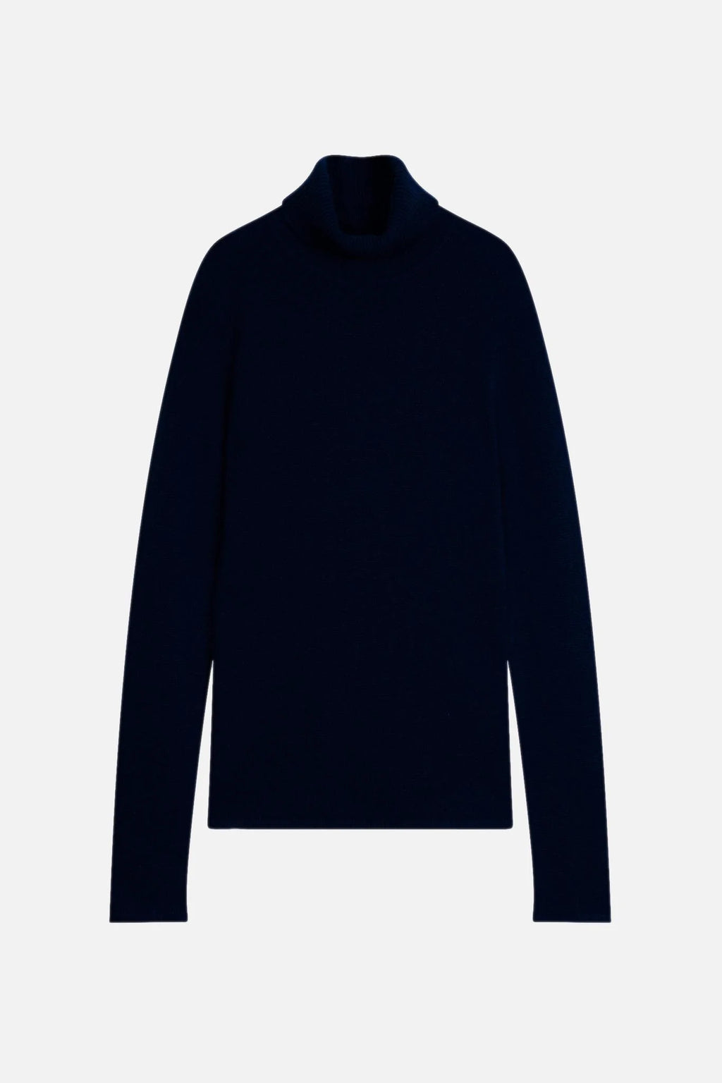 4-Ply Roll-Neck Jumper - Linda - Navy