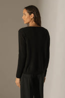 Pull Col Bateau - Lindsay - Noir