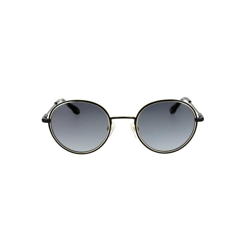 Line Sunglasses - Satin Black/Gold Shiny - Woman