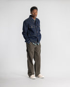 Lined Trucker Jacket - Single Rinse Denim
