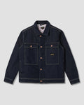 Lined Trucker Jacket - Single Rinse Denim