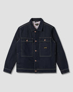 Lined Trucker Jacket - Single Rinse Denim