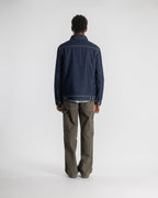 Lined Trucker Jacket - Single Rinse Denim