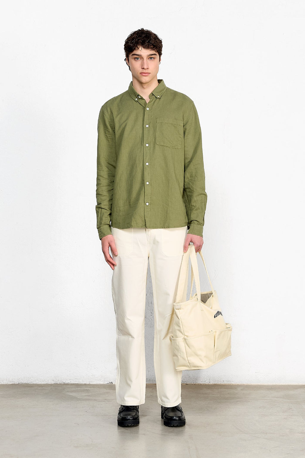 Chemise Linen Khaki