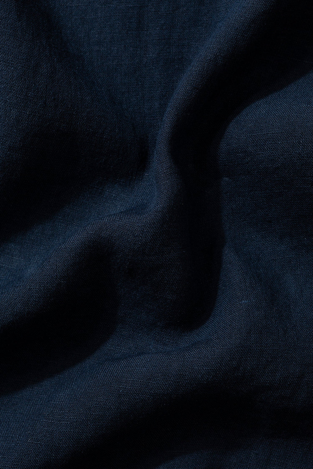 Overhemd met korte mouwen Linen Navy