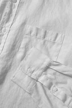 Chemise Linen Plain White