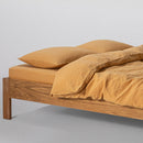 2 Taies D'Oreiller En Lin Lavé 190G/M² - Miel