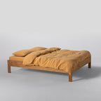 Duvet Cover - Washed Linen - Honey