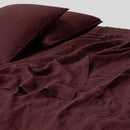 Drap Plat En Lin Lavé 190G/M² - Vignes