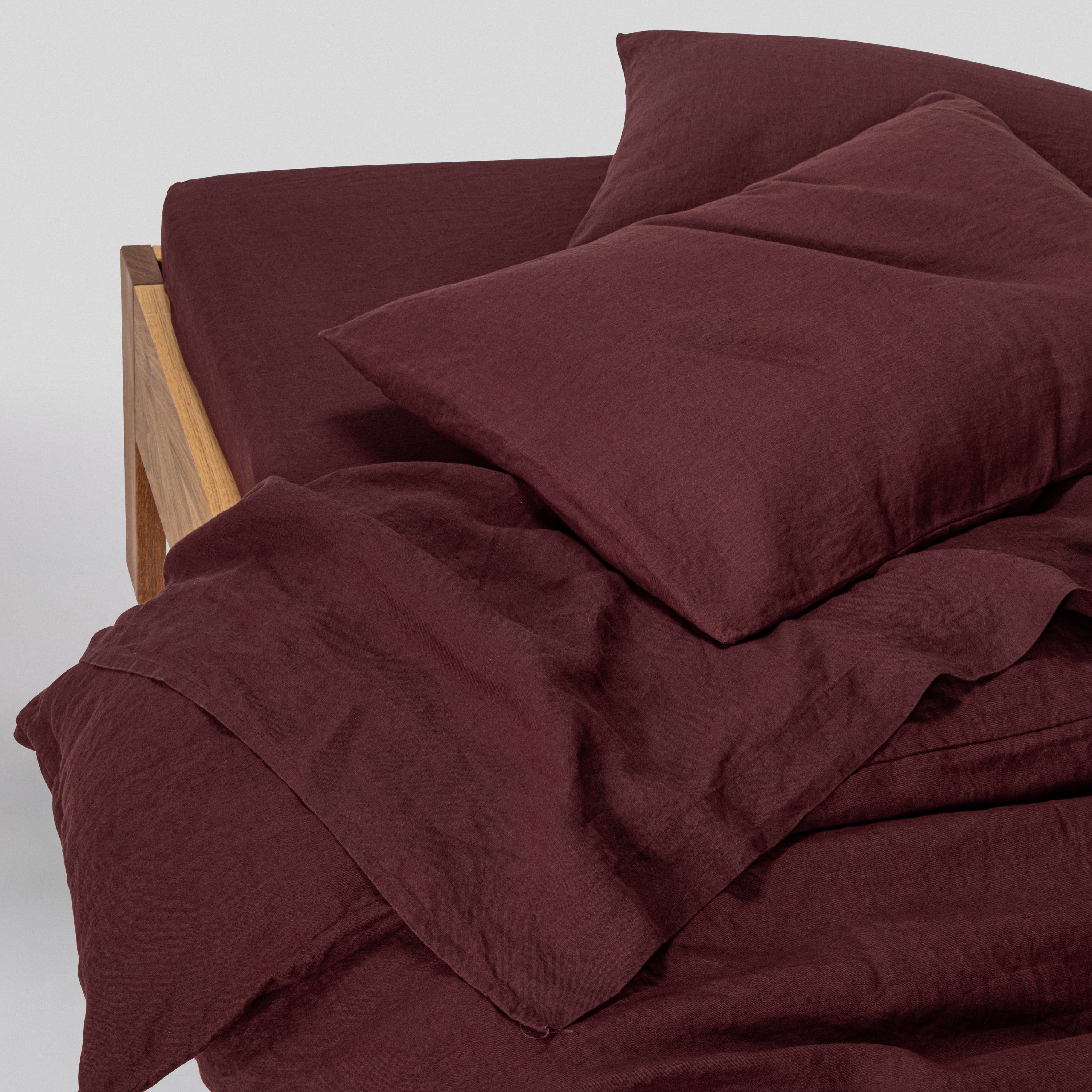 Flat Sheet - Washed Linen 190G/M² - Vines