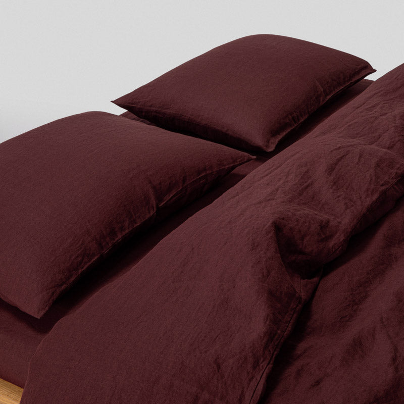 2 Fundas de Almohada - De Lino Lavado 190 G/M² - Vides