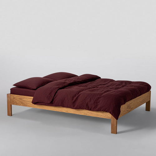 Housse De Couette En Lin Lavé 190G/M² - Vignes