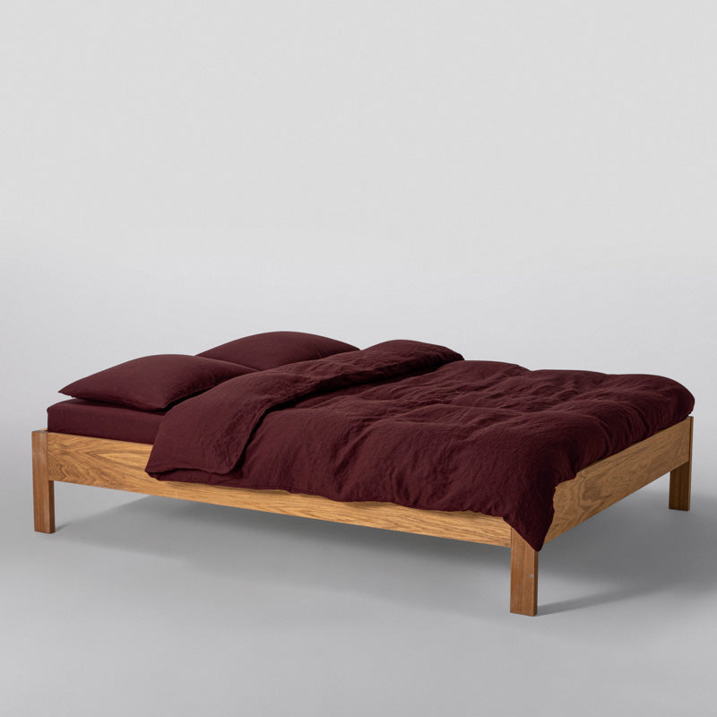 Housse De Couette En Lin Lavé 190G/M² - Vignes