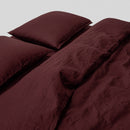 Housse De Couette En Lin Lavé 190G/M² - Vignes