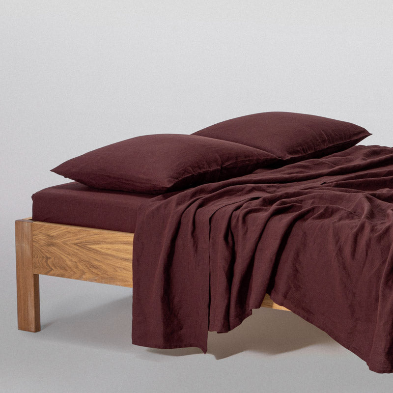 2 Fundas de Almohada - De Lino Lavado 190 G/M² - Vides