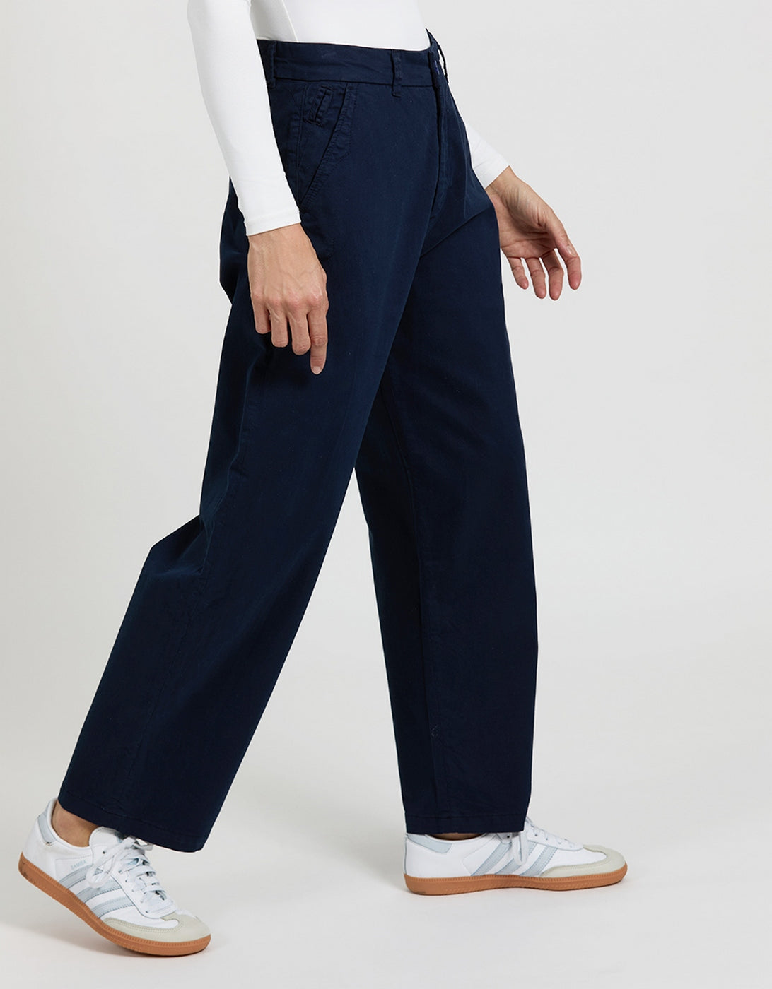 Pantalón Chino Lio - Dark Navy - Mujer