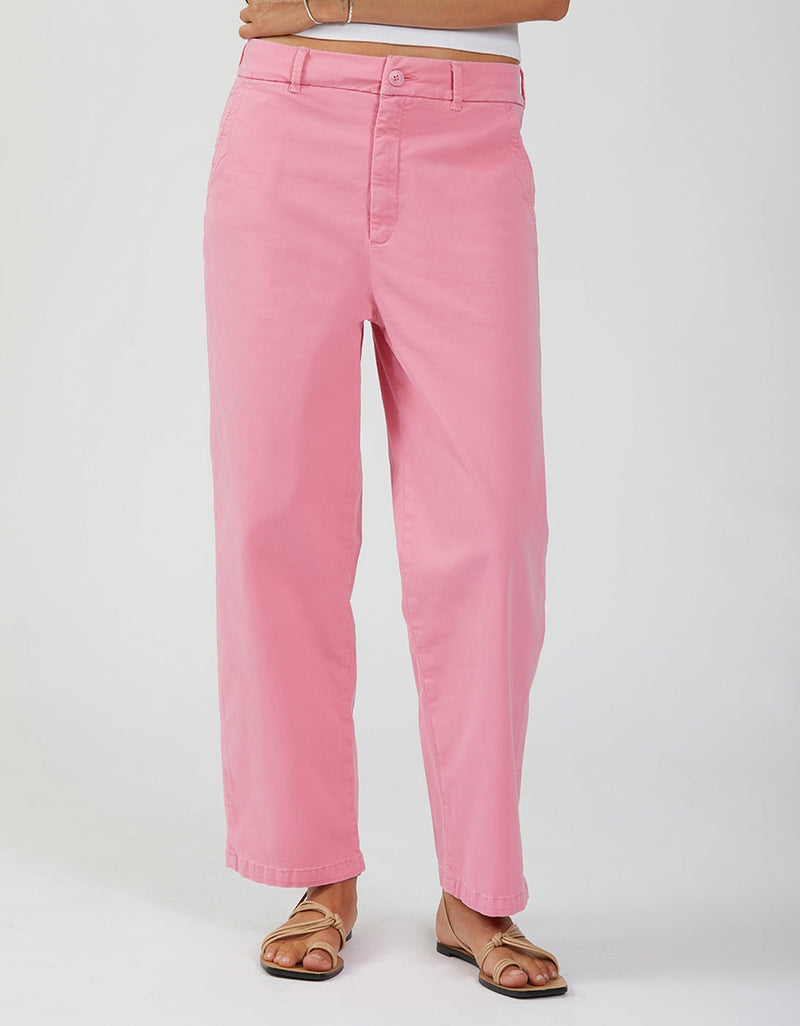 Pantalon Chino Lio - Pink Block - Femme