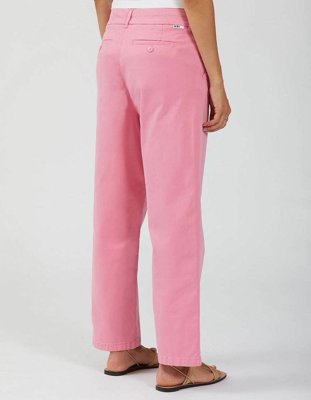 Lio Chino Trousers - Pink Block - Women