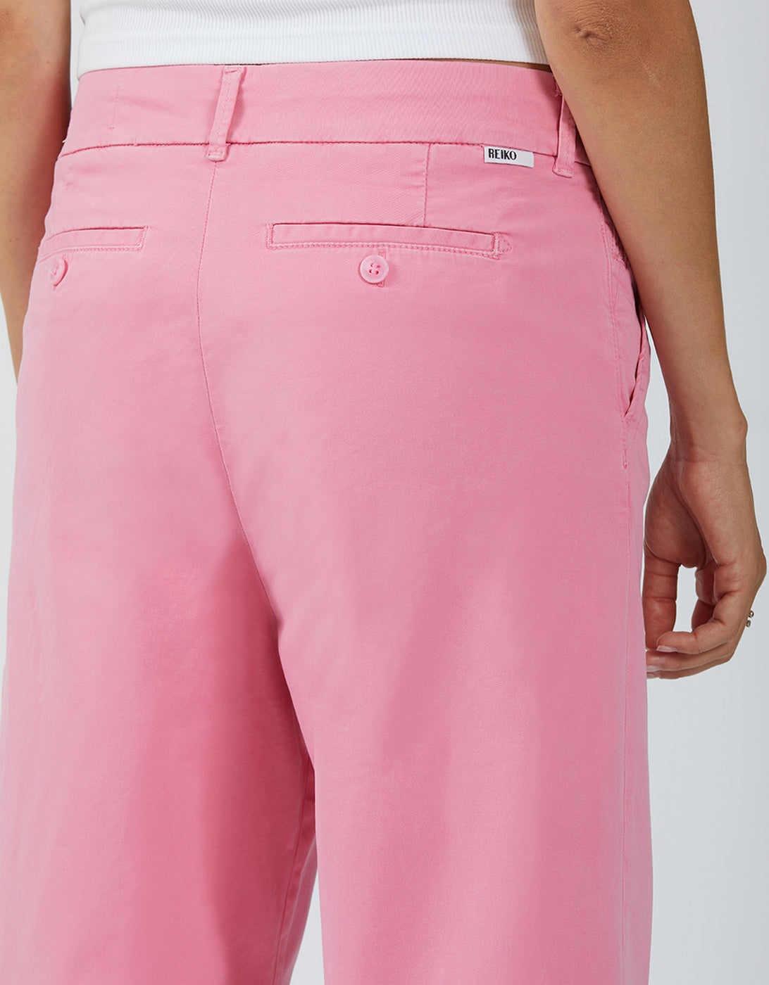 Lio Chino Trousers - Pink Block - Women