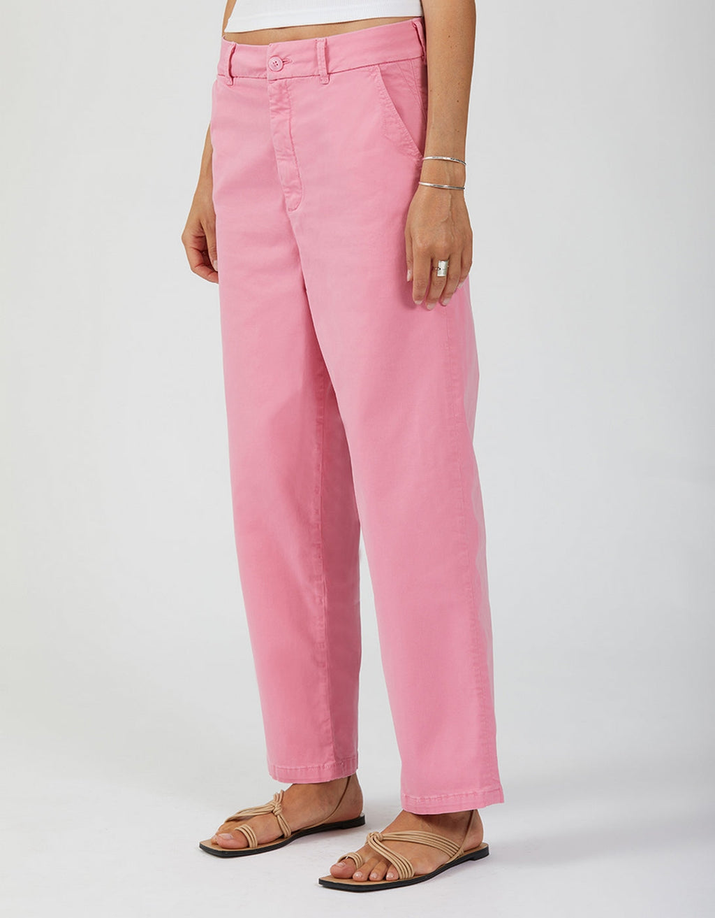 Lio Chino Trousers - Pink Block - Women