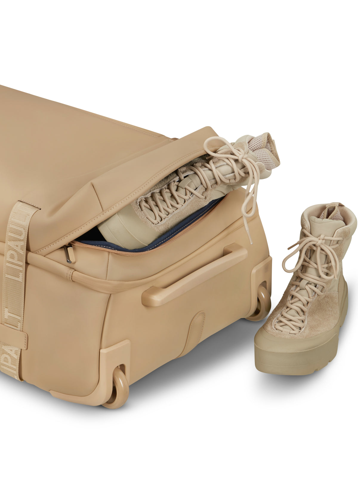 Bolsa de viaje con ruedas Lost In Berlin Exile - Beige
