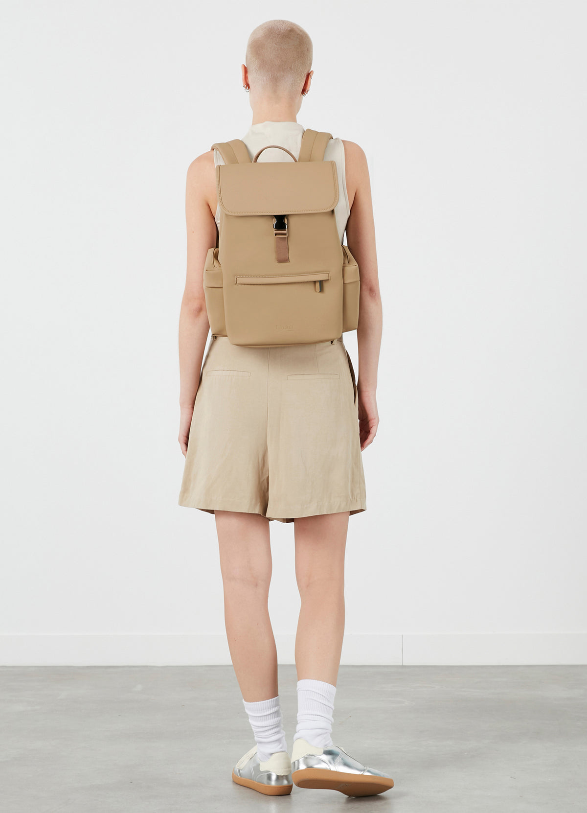 Mochila Mini Cargo Lost In Berlin - beige