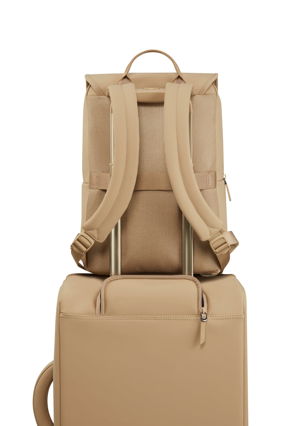 Mochila cuadrada Lost In Berlin - Beige