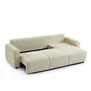 Livio - Canapé D'Angle 4 Places - Tissu Beige