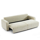 Livio - Canapé Droit 3 Places - Tissu Beige