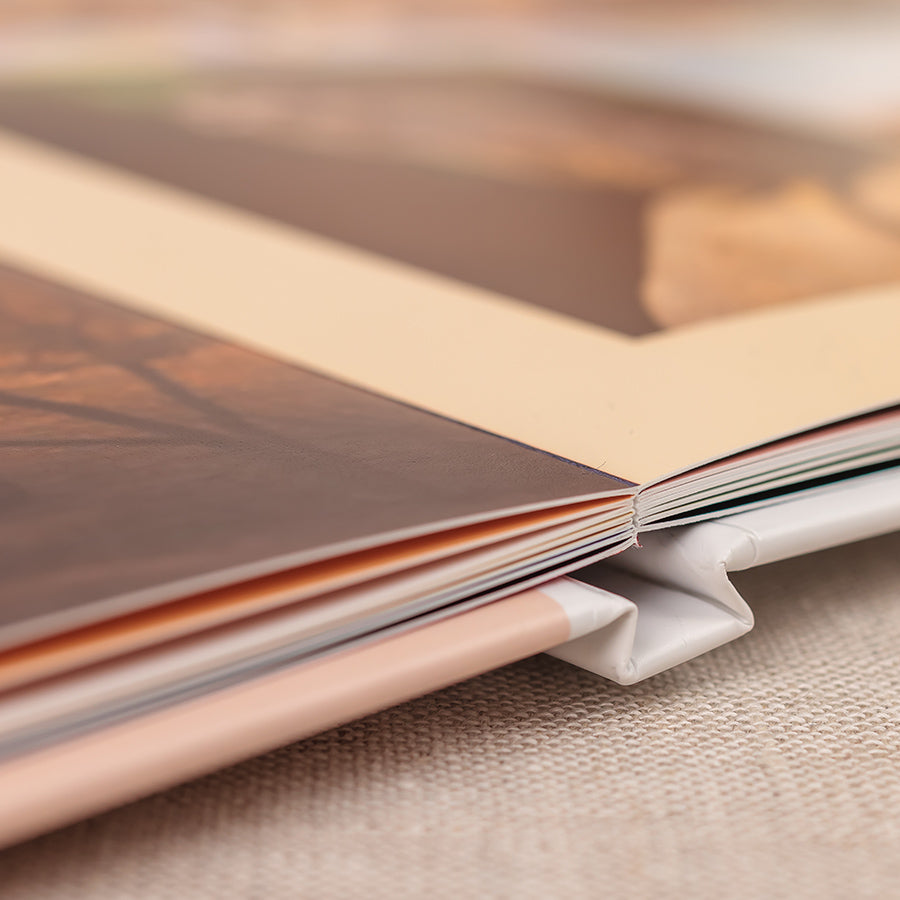 XL Luxury Square Photo Book Flat Opening