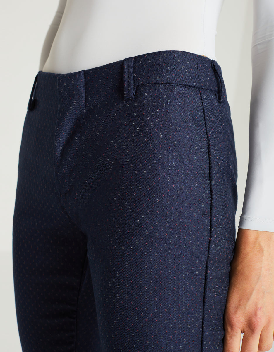 Jean Cigarette Lizzy Fancy H23 - Navy Track - Femme