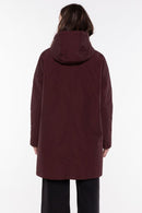 Parka Oversize Prune En Coton Majoritaire