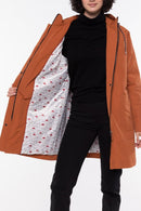 Parka Oversize Cuivre En Coton Majoritaire