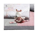 Doudou Petite Souris Danseuse Étoile En Velours Rose